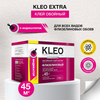 Обойный клей для флизелиновых обоев KLEO сыпучий с индикатором 030 EXTRA 45 Инд