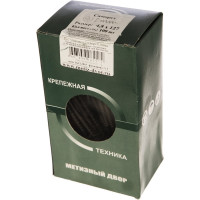 Саморез по дереву для ГКЛ Метизный двор 4,8x127, крупная резьба, оксидированный, 100 шт.