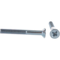 Винт с потайной головкой Саморезик 8х60 оцинк. DIN 965, 100 шт. DIN965-8х60-100