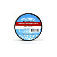 Изолента Smartbuy 0.18х19 мм, 20 метров, черная SBE-IT-19-20-b