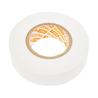 Изолента ПВХ TDM ELECTRIC 0,15х19 мм, белая 20 м SQ0526-0001