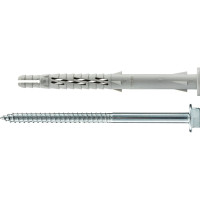 Фасадный дюбель с шурупом Tecfi шлиц TORX, прессшайба 10x120 30 шт 147650