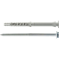 Фасадный дюбель с шурупом Tecfi шлиц TORX, прессшайба 10x140 4 шт 147659