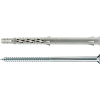 Фасадный дюбель с шурупом Tecfi потайная головка, шлиц TORX 10x140 4 шт 147671