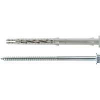 Фасадный дюбель с шурупом Tecfi шлиц TORX, прессшайба 8x120 4 шт 147654