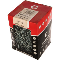 Саморез Стройметиз 4,0х70 универсальный, белый цинк уп. 350 шт. 2150718