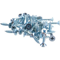 Саморез Стройметиз 4,5х20 универсальный, белый цинк уп. 200 шт. 2151223