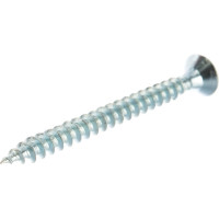 Саморез Стройметиз 4,5х50 универсальный, белый цинк уп. 200 шт. 2151285