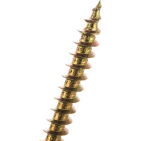 Саморез Стройметиз 4,5х45 универсальный, желтый цинк уп. 200 шт. 2141275