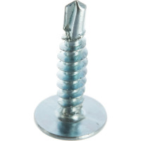 Саморез Стройметиз 4,2х19 металл-металл с прессшайбой, сверло, цинк уп. 200 шт. 2060074