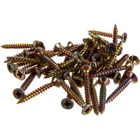 Саморез Стройметиз 4,0х30 универсальный, желтый цинк уп. 1200 шт. 2140658