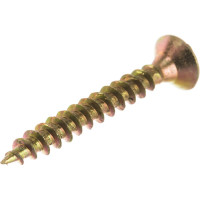 Саморез Стройметиз 4,5х35 универсальный, желтый цинк уп. 800 шт. 2141258