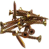 Саморез Стройметиз 4,5х30 универсальный, желтый цинк уп. 200 шт. 2141244