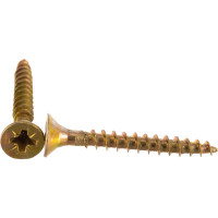 Саморез Стройметиз 4,0х30 универсальный, желтый цинк уп. 200 шт. 2140654