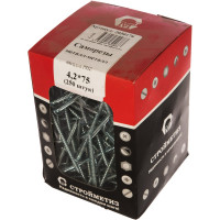 Саморез Стройметиз 4,2х75 металл-металл с прессшайбой, цинк уп. 250 шт. 2050178