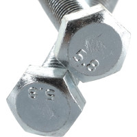 Болт КРЕП-КОМП полная резьба, цинк DIN933 12х140 пр.5,8 2шт бп12140мф