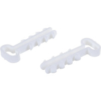 Дюбель-хомут для плоского кабеля Ruself 12-6 мм 100 шт. ДХБ-12-6-ПБ 00-00005897