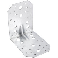 Крепежный уголок КРЕПКО-НАКРЕПКО 130x130x100x2.0 усиленный 45491