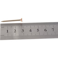 Шуруп для дерева Саморезик 3х30 универсальный потай, желтый цинк, Pz-1, 1000 шт SYZ-3х30-1000