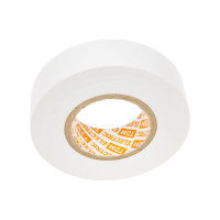 Изолента ПВХ TDM ELECTRIC 0,15х19 мм, белая 20 м SQ0526-0001
