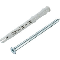 Фасадный дюбель с шурупом Tecfi потайная головка, шлиц TORX TORX 8x100 35 шт 147661