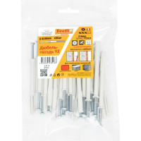 Дюбель-гвоздь Tecfi YZ потайн. 6x80, 30 шт. 147503