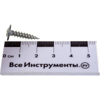 Саморез Стройметиз 4,2х19 металл-металл с прессшайбой, цинк уп. 200 шт. 2050074