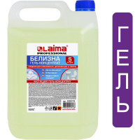Средство для отбеливания, дезинфекции и уборки LAIMA 5 л БЕЛИЗНА-ГЕЛЬ, PROFESSIONAL, 606379