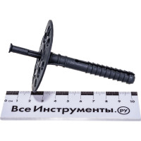 Дюбель для теплоизоляции с пластиковым гвоздем INTERFIX ИЗО 10х80, 250 шт 28976