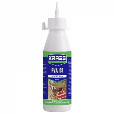 Водостойкий клей для древесины KRASS PVA D3 90003546824