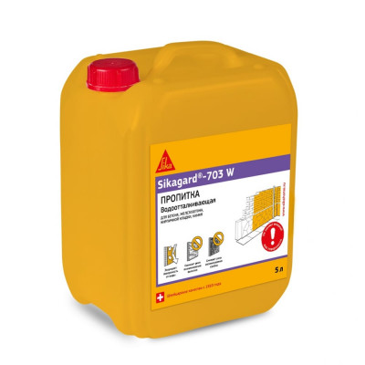 Sika Гидрофобизирующая пропитка gard-703W, 5L 414