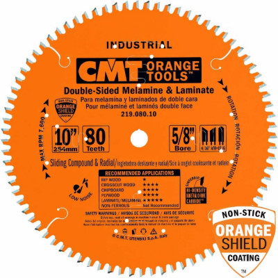 Cmt диск пильный 254x30x3,0/2,5 z=80 atb+tcg 219.080.10m