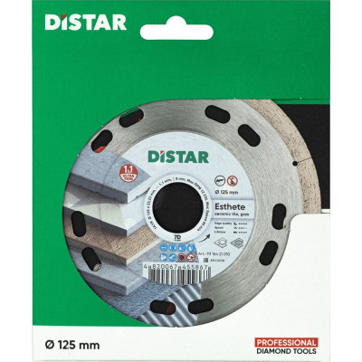 DiStar Диск алмазный сплошной по керамике на УШМ 1251.122.2 Esthete 11115421010