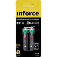 Inforce Бита с магнитным ограничителем / держателем PH 2x50 мм 2 шт 11-01-297