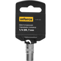 Inforce шестигранная торцева головка 1/4 DR 7мм 11-01-459