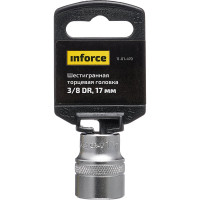 Inforce шестигранная торцева головка 3/8 DR 17мм 11-01-470