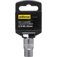 Inforce шестигранная торцева головка 3/8 DR 10мм 11-01-466