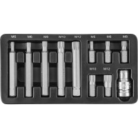 Набор вставок SPLINE М-профиль 11 предметов (30-75 мм; М5-М12) Jonnesway S29H4111S