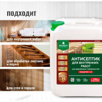 Антисептик PROSEPT INTERIOR для внутренних работ 5 л, концентрат 1:10 003-5