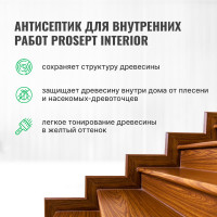 Антисептик PROSEPT INTERIOR для внутренних работ 5 л, концентрат 1:10 003-5