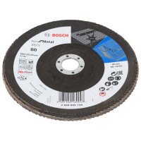 Круг лепестковый для УШМ (180 мм; К80) Bosch 2.608.606.739