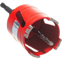 Коронка алмазная с переходником М16-SDS+ (68х70 мм) по бетону DIAM 311101