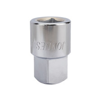 Переходник с F 3/4" DR на M 1" DR для торцевых головок Jonnesway S16H3410