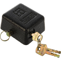 Навесной замок с закрытой дужкой 80 мм РОС 67093