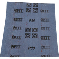Бумага шлифовальная (10 шт; 230х280 мм; Р80) для шлифмашин FIT IT 38008