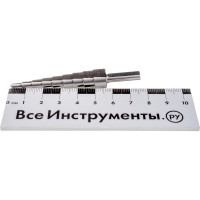 Сверло ступенчатое (4-12 мм; 9 ступеней; HSS) по металлу FIT IT 36394