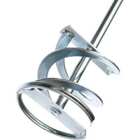 Мешалка металлическая оцинкованная Профи (80х400 мм; SDS-plus) для дрелей FIT IT 04258