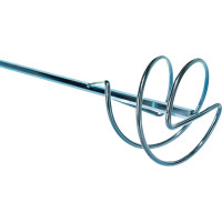 Мешалка металлическая оцинкованная Профи (100х580 мм) для дрелей FIT IT 04214