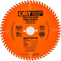 Диск пильный по дереву (210х30х2,8/1,8 мм; Z64) CMT 292.210.64M