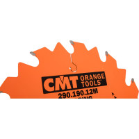 Диск пильный по дереву (190х30х2,6/1,6 мм; Z12) CMT 290.190.12M